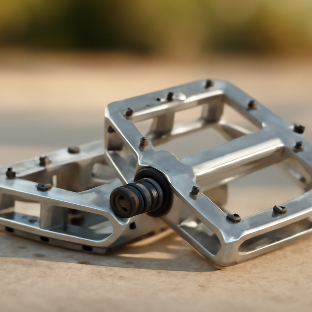 Guide d'achat des pédales plateforme en aluminium – Utilisation au jardin (IA)