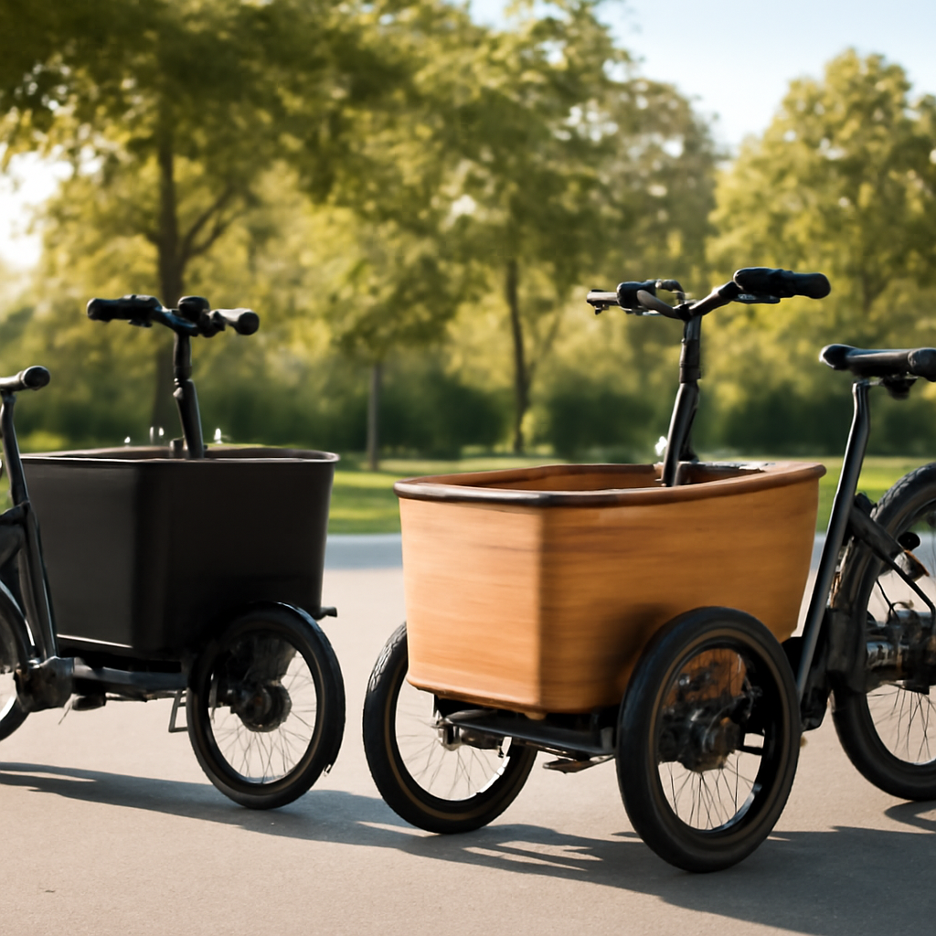 Guide d'achat des vélos cargo électriques 3 roues – Utilisation au jardin (IA)